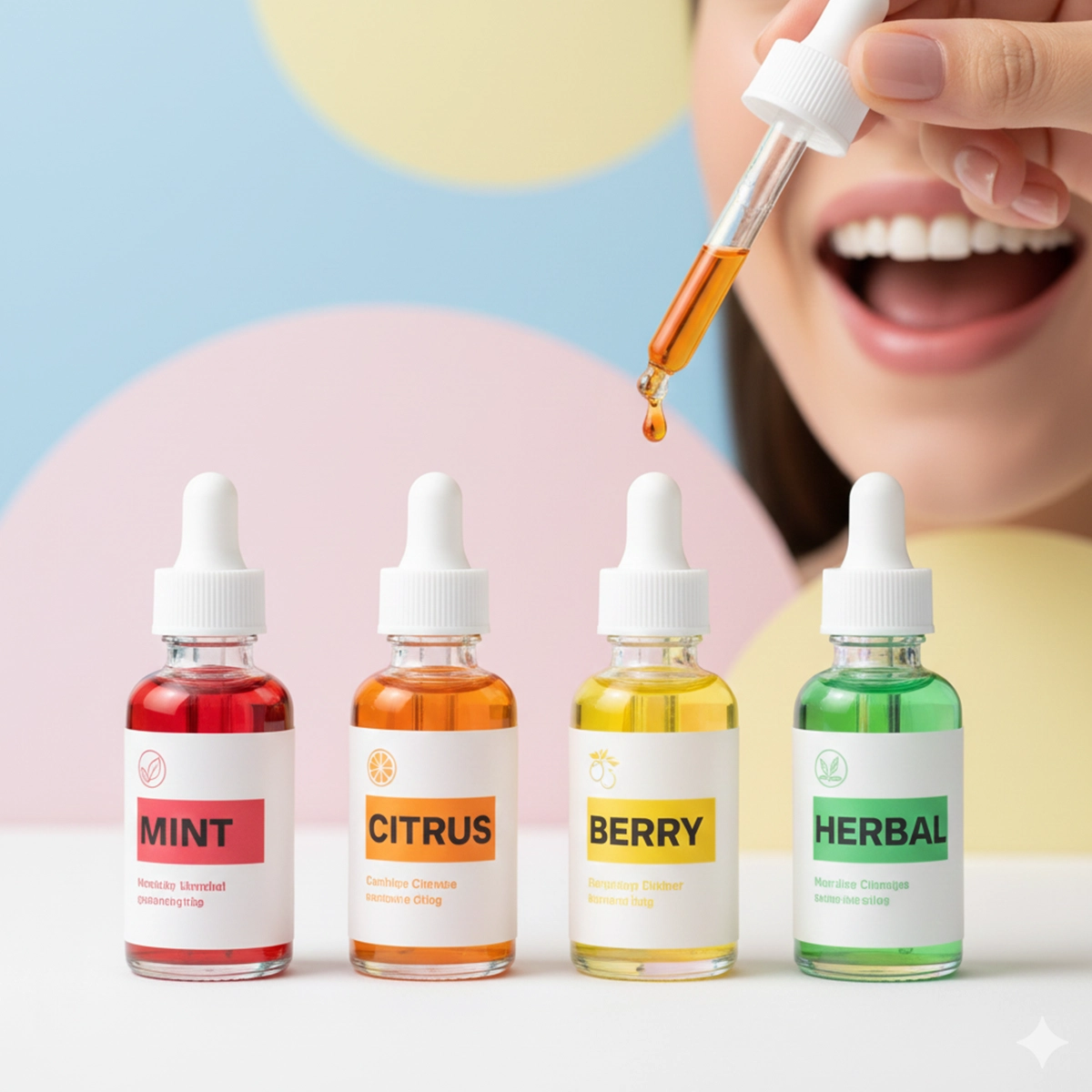 Color-Coded Mouth Paints